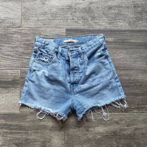 Levi's light blue Jeans Shorts Ribcage Short Size 27